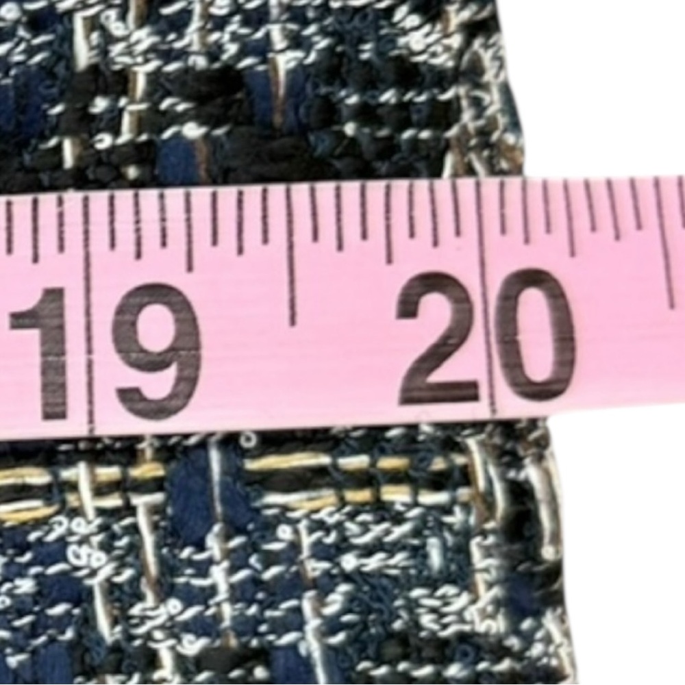 J. Crew Navy Tweed Skirt Size 14 O0705 - Picture 8 of 11